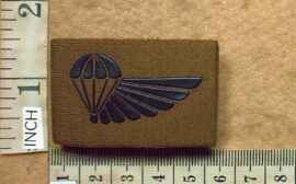 2091 South African Army Air Supply Dispatcher parachute wing, Combat Dress (DW1 9 33)