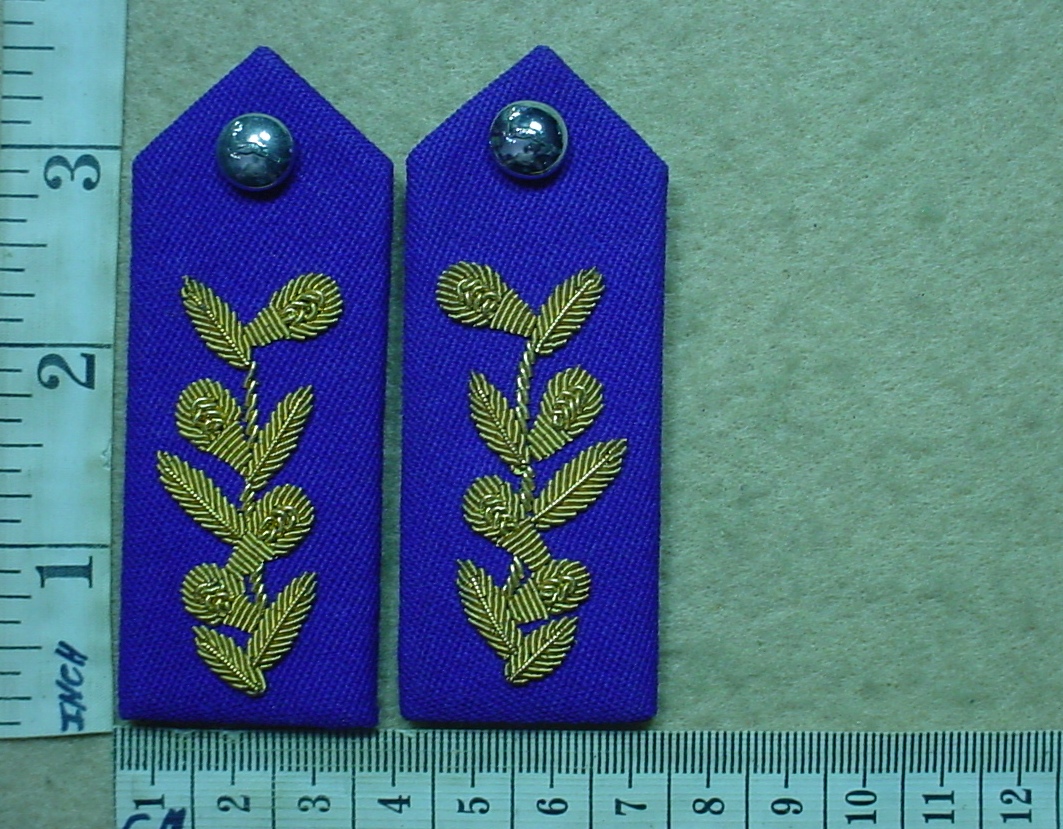 4711 South African Army Chaplain General rank gorgets (AD1931)