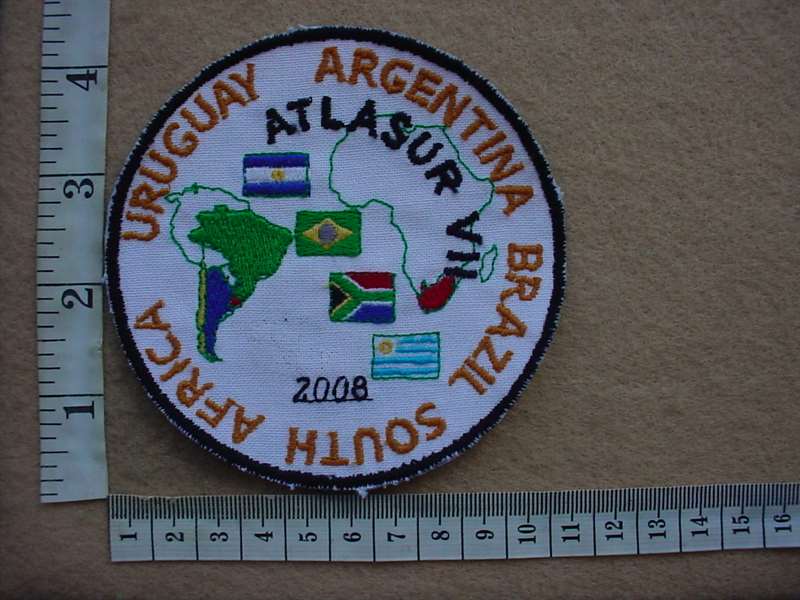 6886 SA Navy Submariner patrol patch for SAS Charlotte Maxeke S102 Atlasure 2008 (Ref. AD2251)