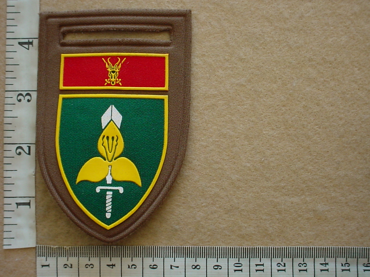 5430 9 South African Infantry Division arm flash, Chief of Army Command bar (AD5365)