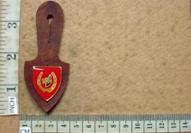 9869 12 South African Infantry affiliation pocket fob badge (AD5409)