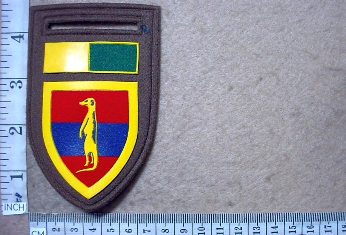 6278 6 Field Engineer Regiment arm flash, 7 SA Infantry Division balkie (AD5535)