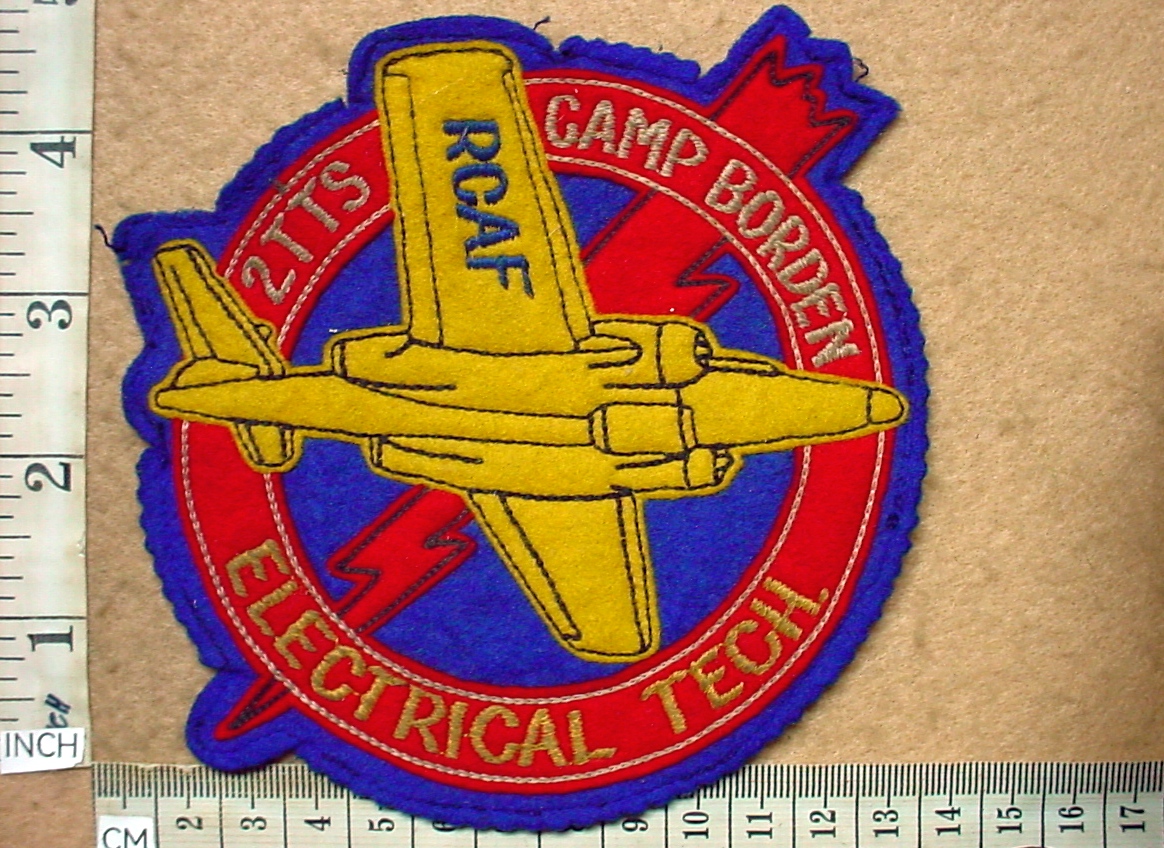 2743 RCAF Camp Borden 2 Technical Training School Electrical Technicians patch (AF Canada)