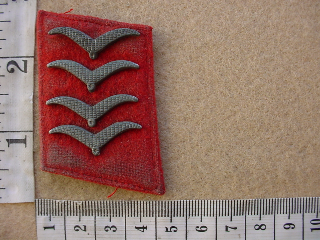6415 German Air Force Flak Stabgefreiter collar badge, WW2 (AF Germany)