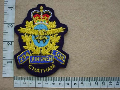 8563 Royal Canadian Air Force 294 Kinsmen Sqn Chatham patch (AF Canada)