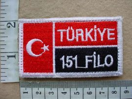 8570 Turkey Air Force 151 Filo arm patch (Ref. AF Turkey)