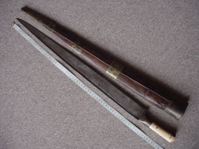 7469 Afghan Khyber Yataghan 19th century sword (Afghanistan) - Image 2