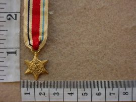 6545 British Africa Star miniature (UK)