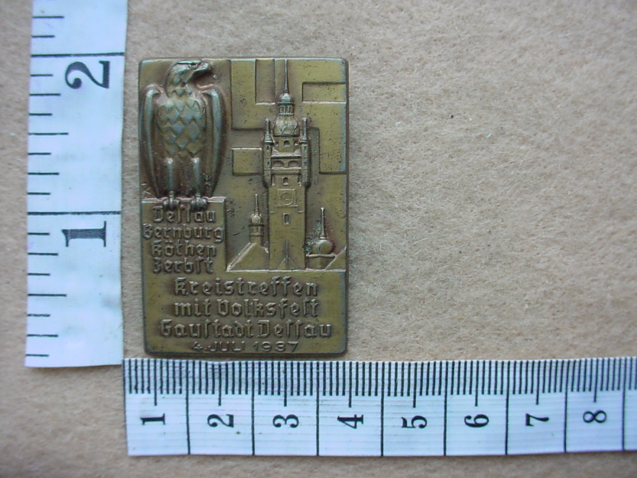 3141 German Dellau Bernberg Kreistreffen mit Volksfelt Gaustadt Deffau (Army Germany)