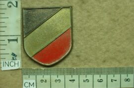 3144 German Afrika Korps tropical helmet badge (Army Germany)