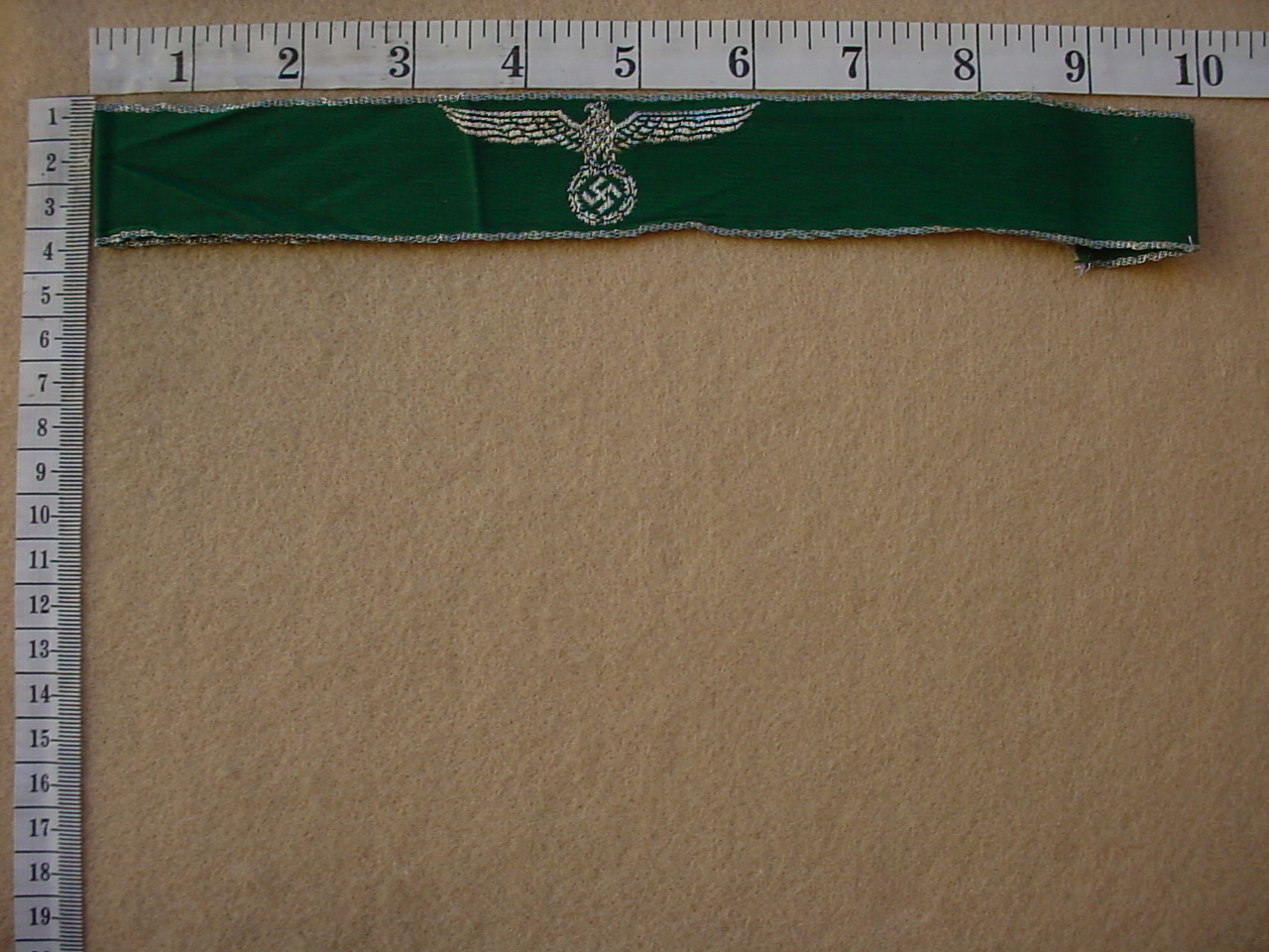 6410 German Border Protection Police and Customs cuff title (Army Germany) - Image 2