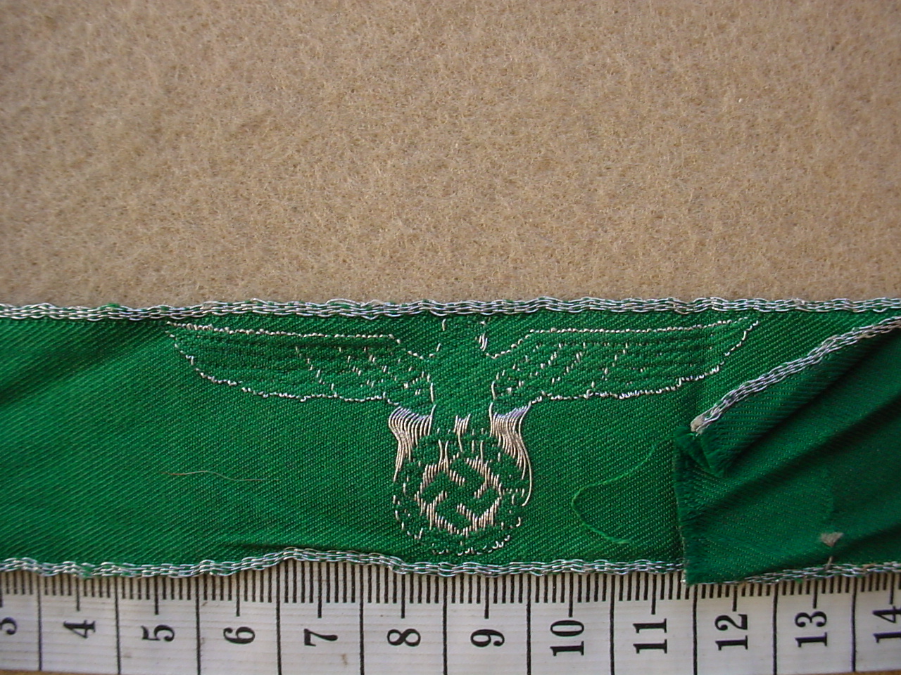 6410 German Border Protection Police and Customs cuff title (Army Germany) - Image 3