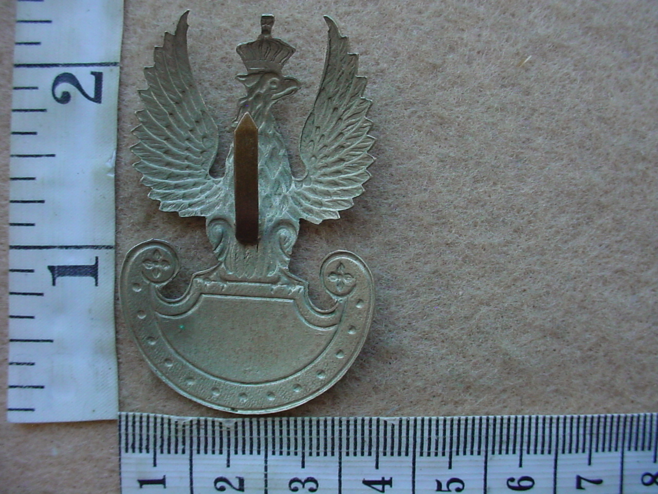 8663 Polish Army cap badge, Paratroopers and Commandos, WW2 (Army Poland) - Image 2