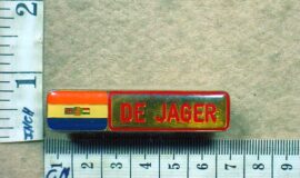 2868 South African Army name badge DE JAGER (Army SA)