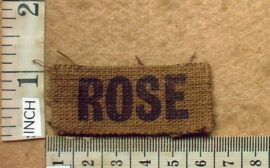 6912 SA Army name tape, ROSE (Army SA)