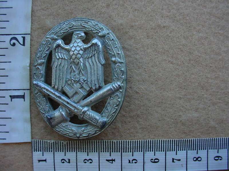 8630 German Army General Assault award (Ref. Army Germany)