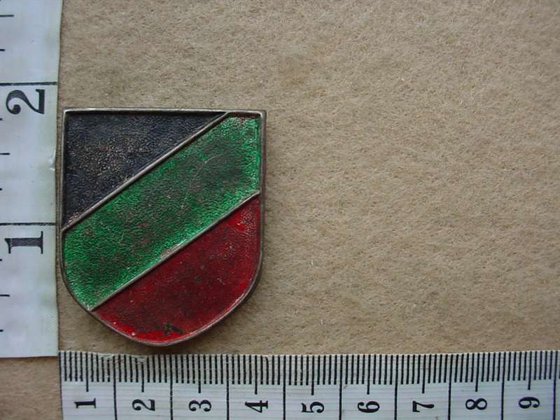 8616 German Afrika Korps tropical helmet badge (Army Germany)