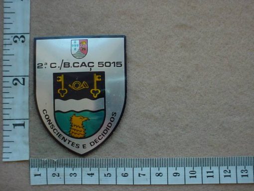 5343 Portuguese 5015th Cacadores Company 2nd Coy pocket flash (Army Portugal)