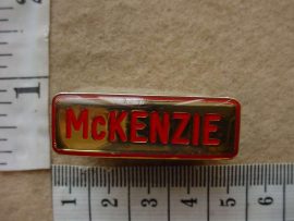 8908 Army name badge McKenzie (Ref. Army SA)