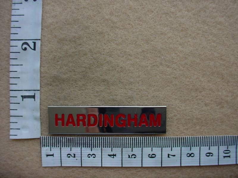 2865 SA Army name badge Hardingham (Ref. Army SA)
