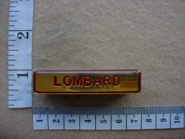 2877 SA Army name badge Lombard (Ref. Army SA)