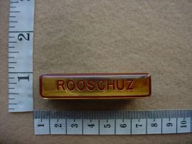 2878 SA Army name badge Rooschuz (Ref. Army SA)