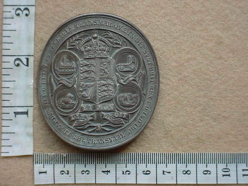 6477 South African Bisley shooting badge for the Transvaal for 1904 (Army SA)