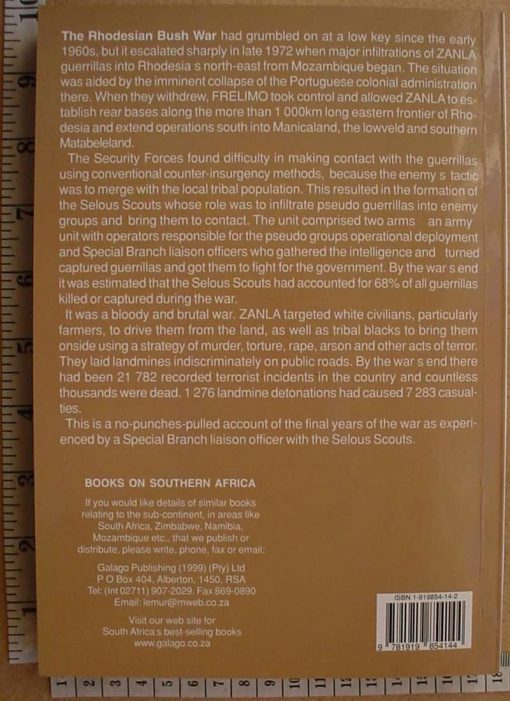 8832 Assignment Selous Scouts: Inside Story of a Special Branch Officer  by Jim Parker (Ref. Rhodesia) - Image 2
