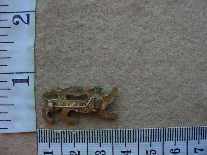 8135 British and Irish Rugby Union Tour to South Africa in 1972 lapel badge (BACB139) - Image 2