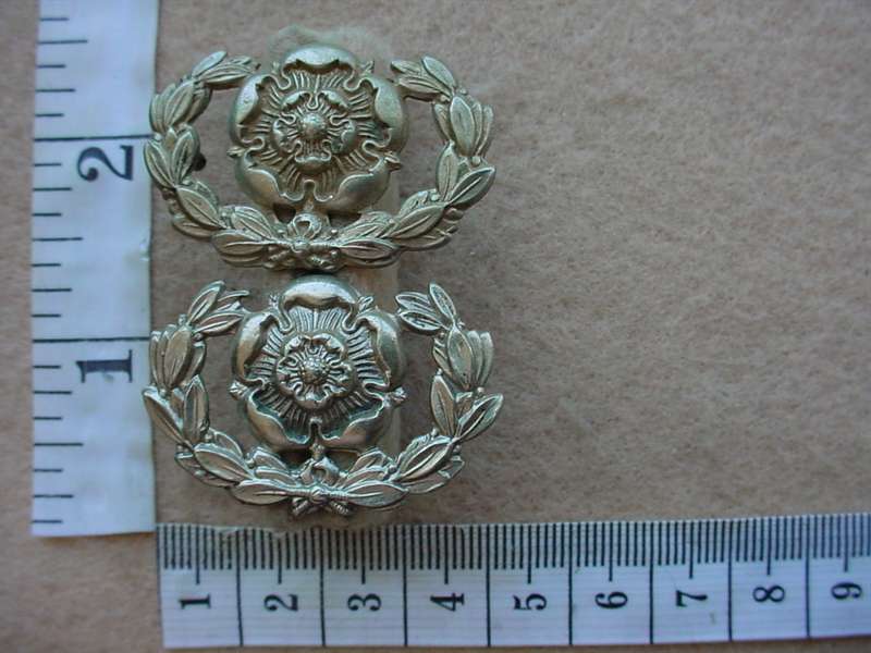 8137 Royal Hampshire Regiment collar badges (Ref. BACB217)