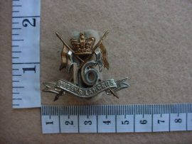 1835 16th Lancers (The Queens) QVC collar badge (Ref. BACB 30)