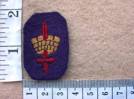 4889 British Army London District arm patch, WW2 (BACI134)