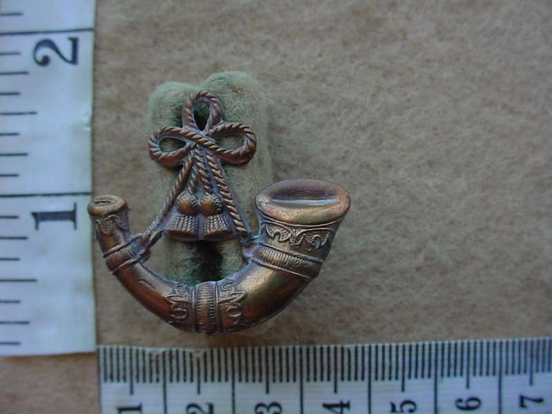 8140 Oxfordshire and Buckinghamshire Light Infantry collar badge (Ref. BAICB1195)