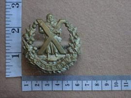 1881 Cameron Highlanders cap badge (Ref. BBA 121)