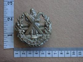 1883 Cameron Highlanders cap badge (Ref. BBA 121)