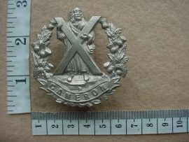 10547 Cameron Highlanders cap badge (Ref. BBA 121)