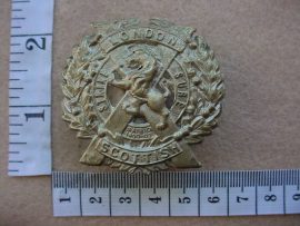 1887 London Scottish cap badge (Ref. BBA 124)