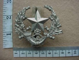 10551 Cameronians Scottish Rifles cap badge (BBA 128)