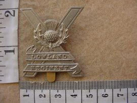 10555 Lowland Regiment cap badge (BBA 134)