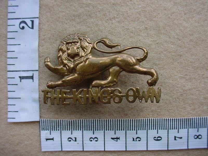 2364 King's Own Royal Regt (Lancaster) cap badge (Ref. BBA 156)