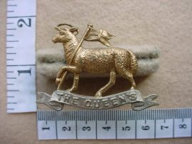 2370 Royal West Surrey Regt (The Queens) cap badge (Ref. BBA 158)
