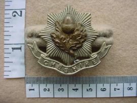 2421 Cheshire Regiment cap badge (Ref. BBA 194)