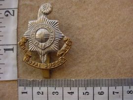 10598 Royal Sussex Regiment cap badge (Ref. BBA 215)