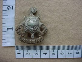 2457 Royal Sussex Regiment cap badge (Ref. BBA 215)
