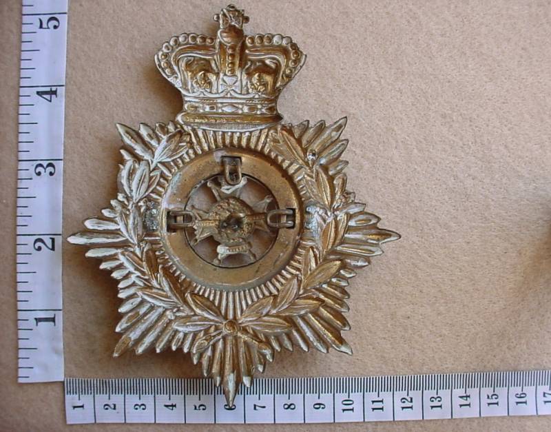1838 Derbyshire Regiment (Sherwood Foresters) helmet plate (BBA 22) - Image 2
