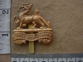 10604 Royal Berkshire Regiment cap badge (Ref. BBA 230)