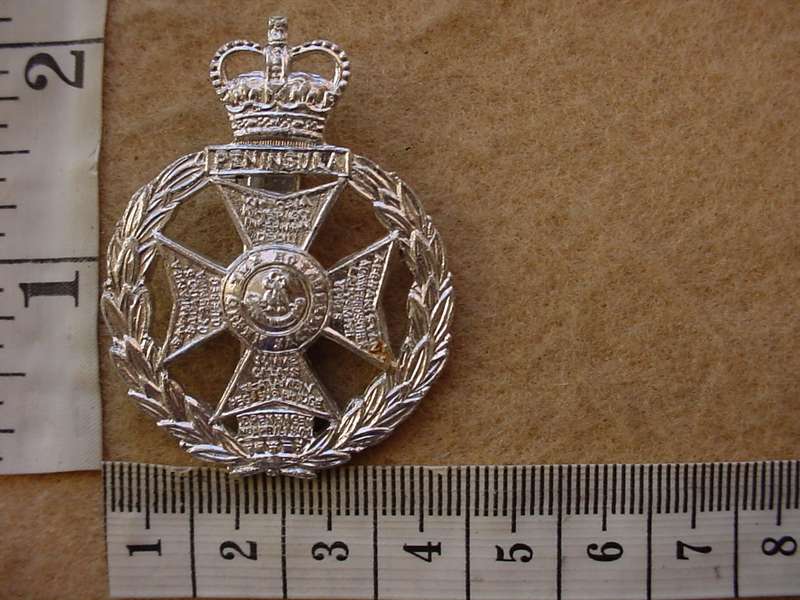 10621 Rifle Brigade/Royal Green Jackets cap badge (Ref. BBA 250 variation)