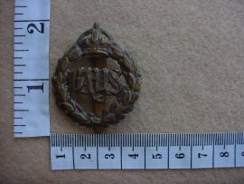 1856 2nd Dragoon Guards (Queens Bays) cap badge (Ref. BBA 69)