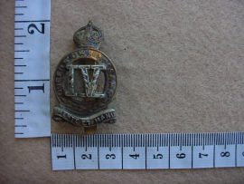 1865 4th Queens Own Hussars cap badge (Ref. BBA 84)