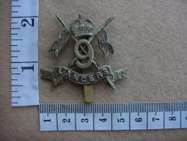 1867 9th Lancers cap badge (Ref. BBA 86)